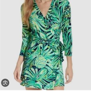 Brand New Lilly Pulitzer - Karlie Party Like A Flockstar Wrap Romper